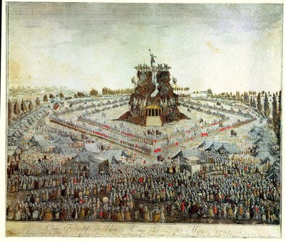 Campo federale a Lione, 30 maggio 1790 da French School